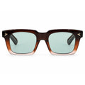 quen gradient red acetate sunglasses, standard green front