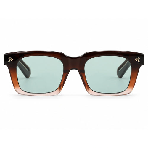 quen gradient red acetate sunglasses, standard green front